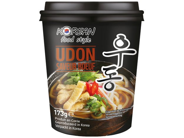 Korean Food Style Udon Rindfleisch 173g