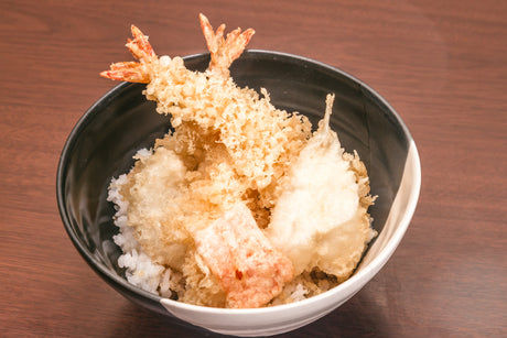 Tendon – Tempura-Reisschale mit Garnele