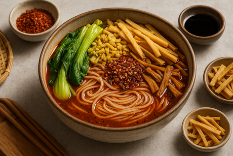 Luosifen (螺蛳粉) – Schneckennudelsuppe aus Guangxi