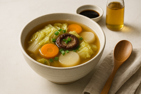 Tom Jab Chai (ต้มจับฉ่าย) – Chinesisch-thailändische Gemüsesuppe