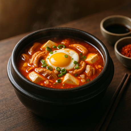 Sundubu Jjigae (순두부찌개) – Weicher Tofu-Eintopf