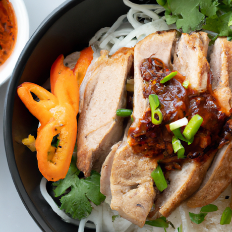 Bún Chả – Gegrilltes Schweinefleisch mit Reisnudeln