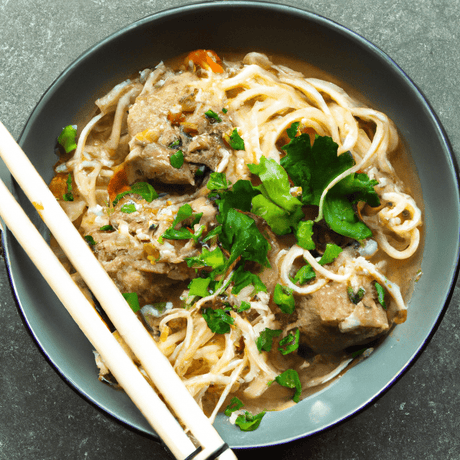 Bà Wán Miàn (肉圓麵) – Fleischbällchen-Nudelsuppe - RamenHeaven