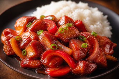 Babi Pangang: Knuspriger Schweinebauch in roter Sauce - RamenHeaven