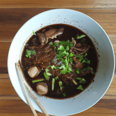 Boat Noodles (ก๋วยเตี๋ยวเรือ) – Dunkle, kräftige Nudelsuppe - RamenHeaven