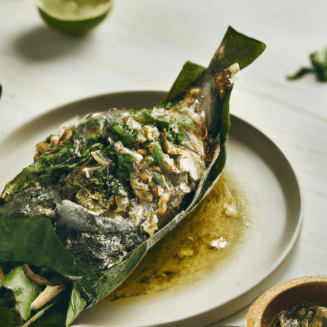 Cá Nướng Trui – Gegrillter Fisch im Bananenblatt - RamenHeaven