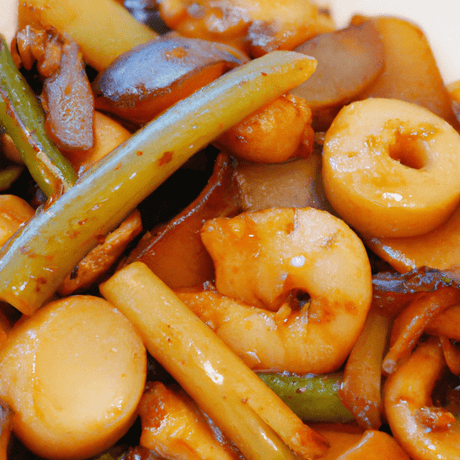 Chao Lian Ou (炒莲藕) – Gebratene Lotuswurzel mit Garnelen - RamenHeaven