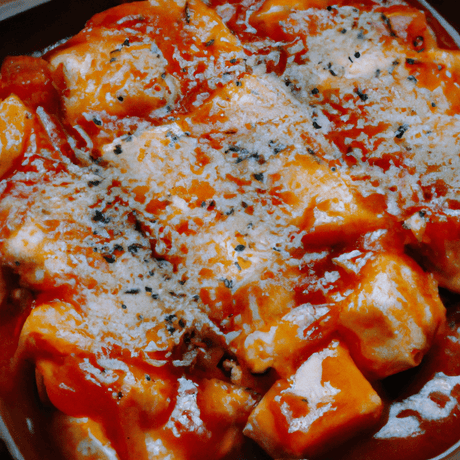 Cheese Buldak (치즈불닭) – Feuriges Hähnchen mit geschmolzenem Käse - RamenHeaven