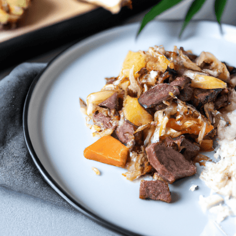 Cơm Rang Dưa Bò – Gebratener Reis mit Rindfleisch und eingelegtem Senfkohl - RamenHeaven