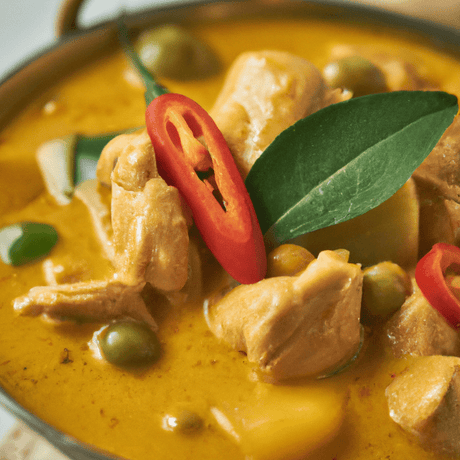 Gaeng Kiew Wan Gai (แกงเขียวหวานไก่) – Grünes Curry mit Hähnchen - RamenHeaven