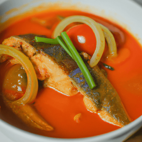 Gaeng Som (แกงส้ม) – Säuerliches, scharfes Curry mit Fisch - RamenHeaven
