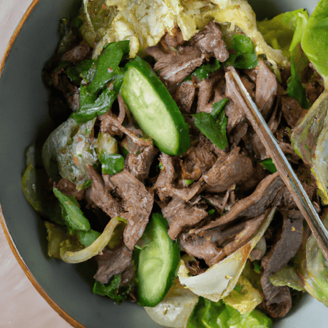 Gỏi Bò – Rindfleischsalat mit Limetten-Dressing - RamenHeaven