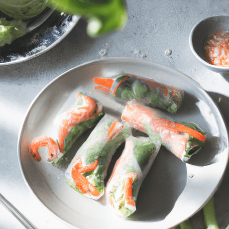 Gỏi Cuốn – Frische Sommerrollen mit Garnelen - RamenHeaven