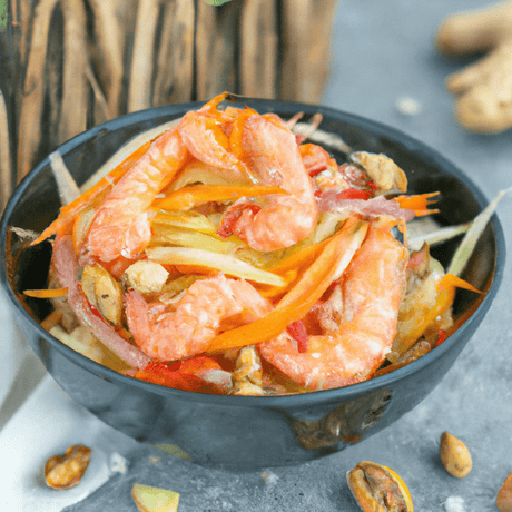 Gỏi Đu Đủ Tôm Khô – Papayasalat mit getrockneten Garnelen - RamenHeaven