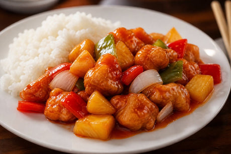 Hähnchen süß-sauer wie beim Chinesen: Mit Ananas und Paprika - RamenHeaven