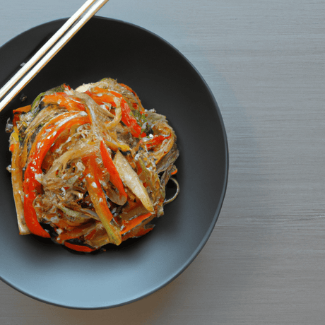 Japchae (잡채) – Glasnudeln mit Gemüse - RamenHeaven