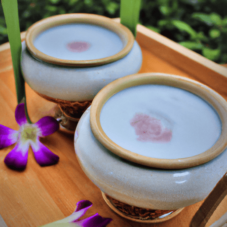 Kanom Tuay (ขนมถ้วย) – Kokoscreme-Dessert in kleinen Schälchen - RamenHeaven