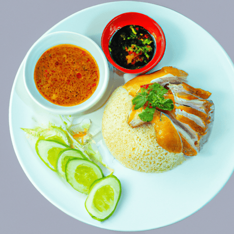 Khao Man Gai (ข้าวมันไก่) – Hühnerreis mit Ingwersauce - RamenHeaven