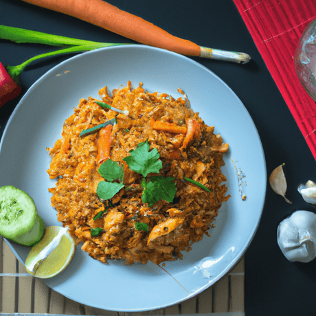 Khao Pad Pong Kari (ข้าวผัดผงกะหรี่) – Gebratener Reis mit Currypulver - RamenHeaven