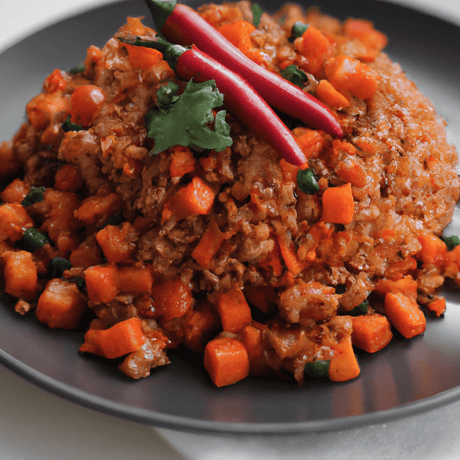 Khao Pad Prik Pao (ข้าวผัดพริกเผา) – Gebratener Reis mit gerösteter Chilipaste - RamenHeaven