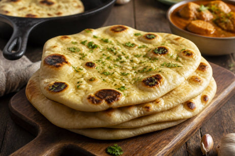 Naan-Brot selber machen: Aus der Pfanne, mit Knoblauch-Naan - RamenHeaven