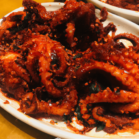 Nakji Bokkeum (낙지볶음) – Gebratener Oktopus - RamenHeaven