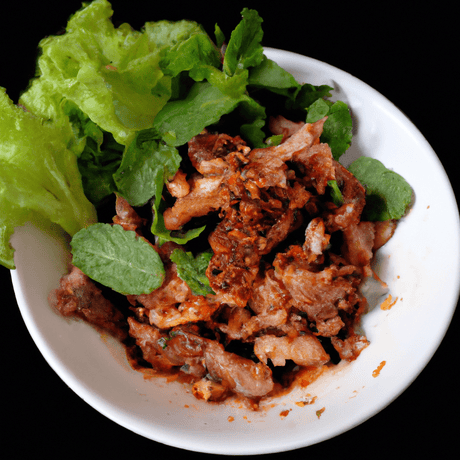 Nam Tok Moo (น้ำตกหมู) – Würziger Schweinefleisch-Salat - RamenHeaven