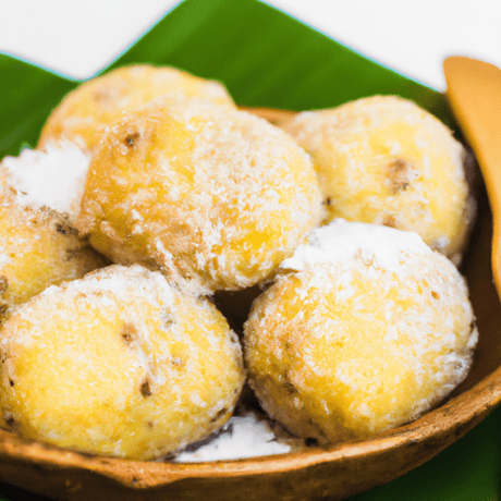 Num Jek (នំចេក) – Reisbällchen mit Banane - RamenHeaven