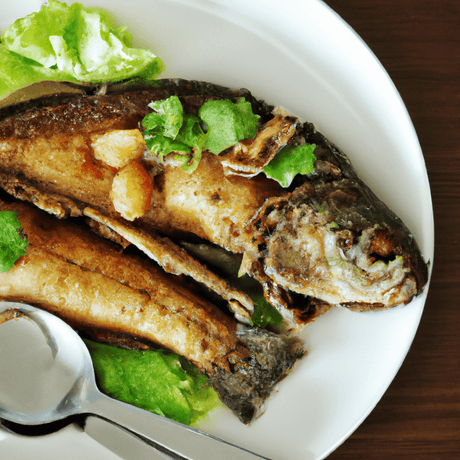 Pla Tod Kratiem (ปลาทอดกระเทียม) – Gebratener Fisch mit Knoblauch - RamenHeaven