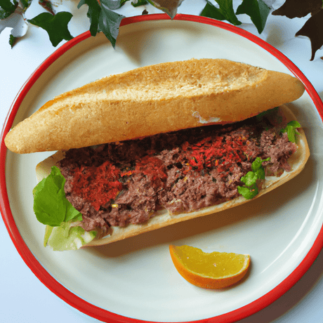 Sach Ko Nom Pang (សាច់គោនំប៉័ង) – Rindfleisch-Baguette mit Khmer-Sauce - RamenHeaven