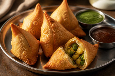 Samosa Rezept: Teigtaschen mit Kartoffel-Erbsen-Füllung - RamenHeaven