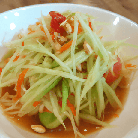 Som Tam (ส้มตำ) – Grüner Papayasalat - RamenHeaven