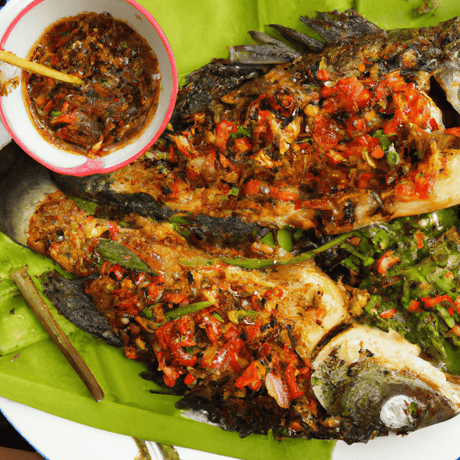 Trey Aing (ត្រីអាំង) – Gegrillter Fisch mit Limettenblättern - RamenHeaven