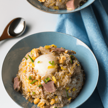 Xôi Mặn – Klebreis mit Schweinefleisch und Ei - RamenHeaven