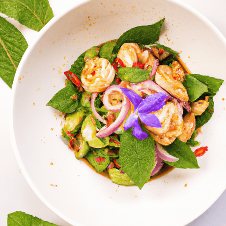 Yam Pla Duk Foo (ยำปลาดุกฟู) – Knuspriger Wels-Salat - RamenHeaven