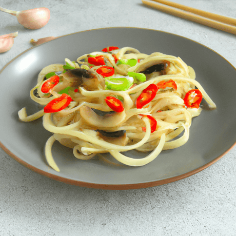 Yáng Cōng Sū Cài Miàn (洋蔥素菜麵) – Zwiebel-Gemüse-Nudeln - RamenHeaven