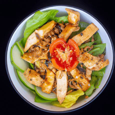 Yum Gai Tod (ยำไก่ทอด) – Salat mit knusprigem Hähnchen - RamenHeaven