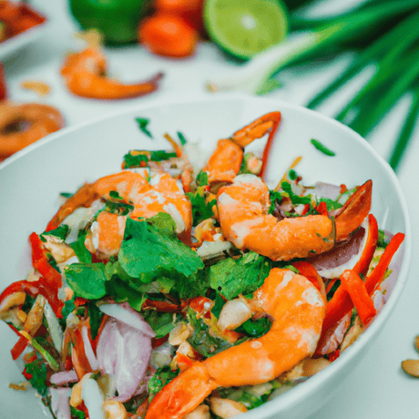 Yum Woon Sen (ยำวุ้นเส้น) – Glasnudelsalat mit Garnelen - RamenHeaven