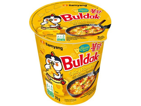 Samyang Buldak Cheese Ramen Nudeln Hot Chicken Cup 70g